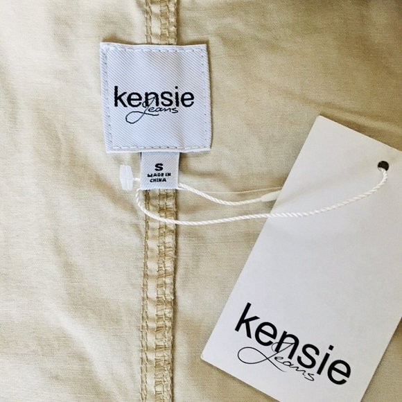 Kensie Jeans Women's Beige Khaki Tan Anorak‎ Jacket Size Small - Picture 4 of 11